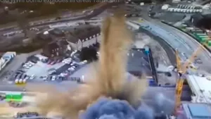 Explozie „scăpată de sub control” a unei bombe de 250 kg din al Doilea Război Mondial