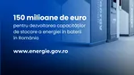 România alocă 150 de milioane de euro pentru dezvoltarea capacităților de stocare a energiei în baterii