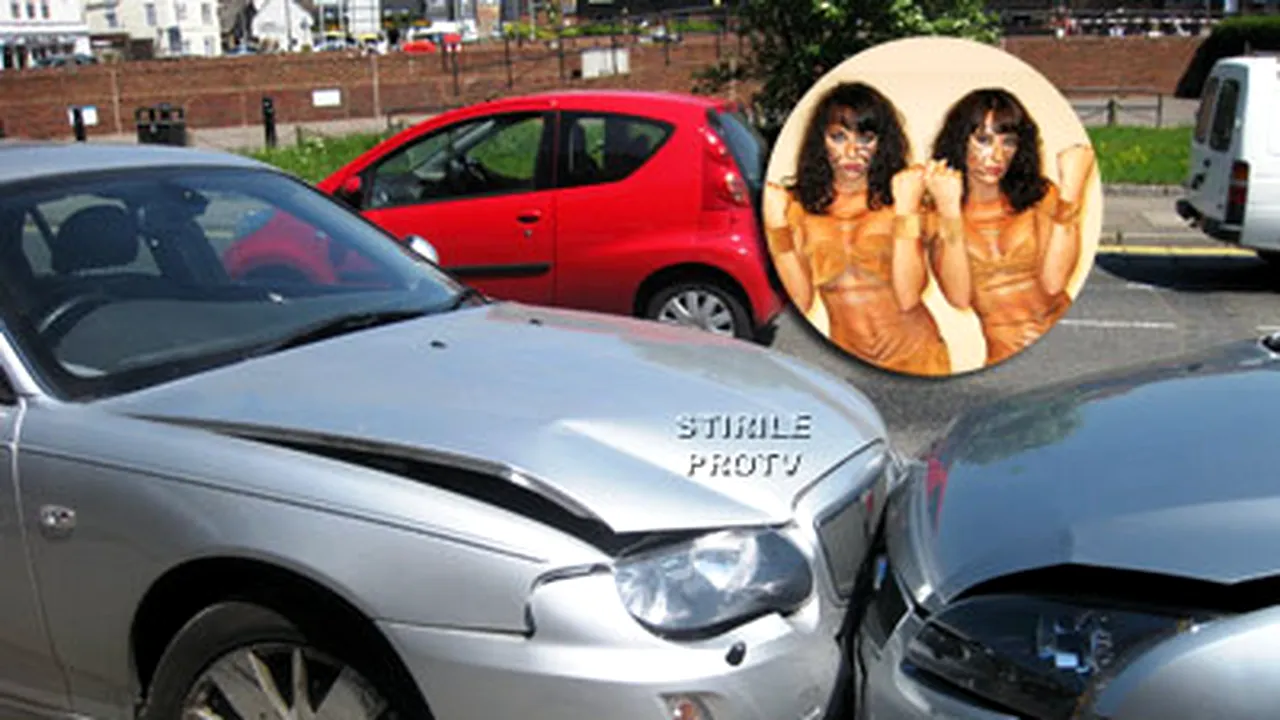Maşina surorilor Cheeky Girls, făcută praf de un milionar de 94 de ani