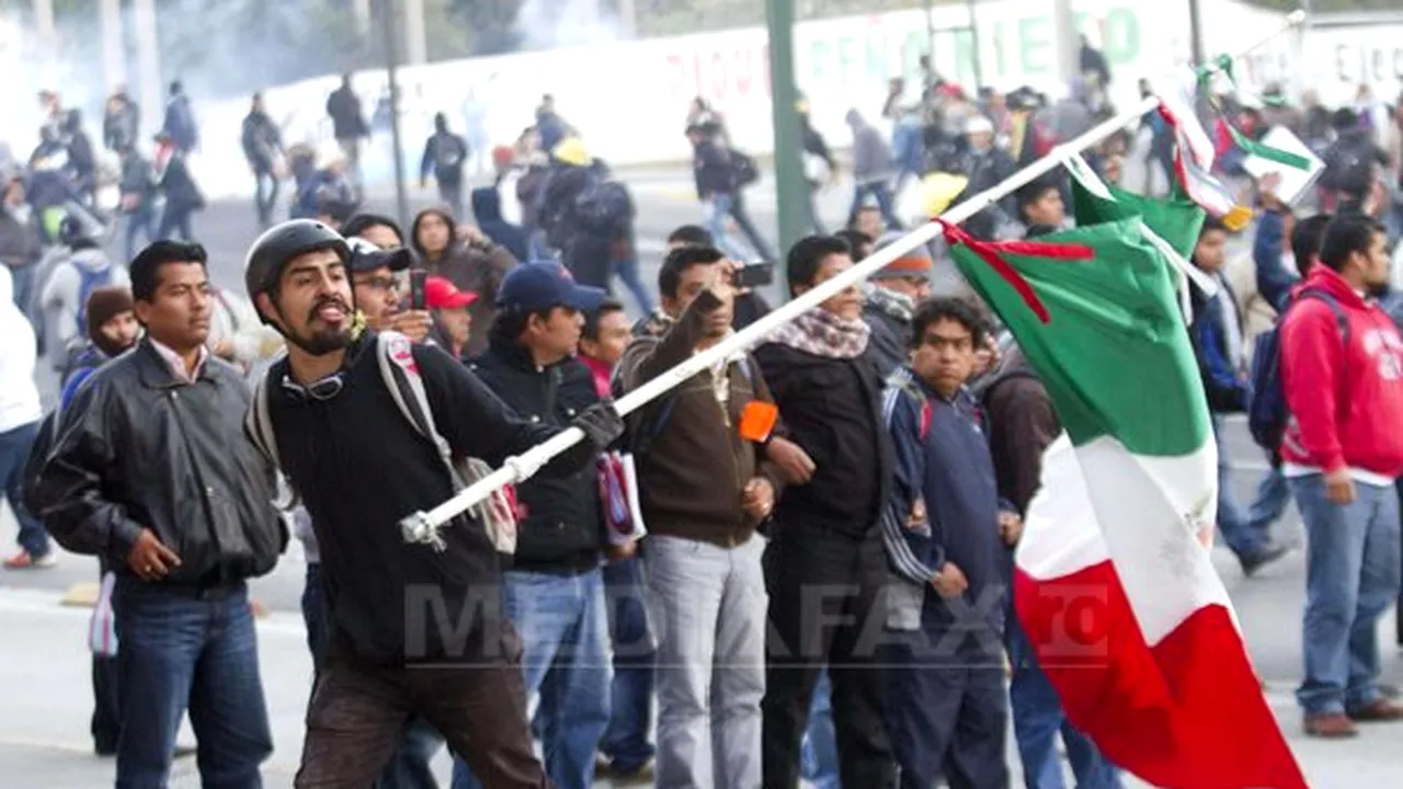 Un cetăţean român care ar fi asistat la manifestaţiile stradale din Ciudad de Mexico, reţinut 