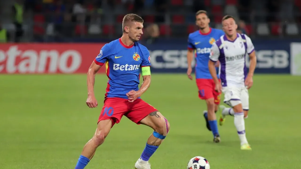 Oficial. Florin Tănase semnează cu Omonia Nicosia. FCSB pierde unul dintre liderii echipei