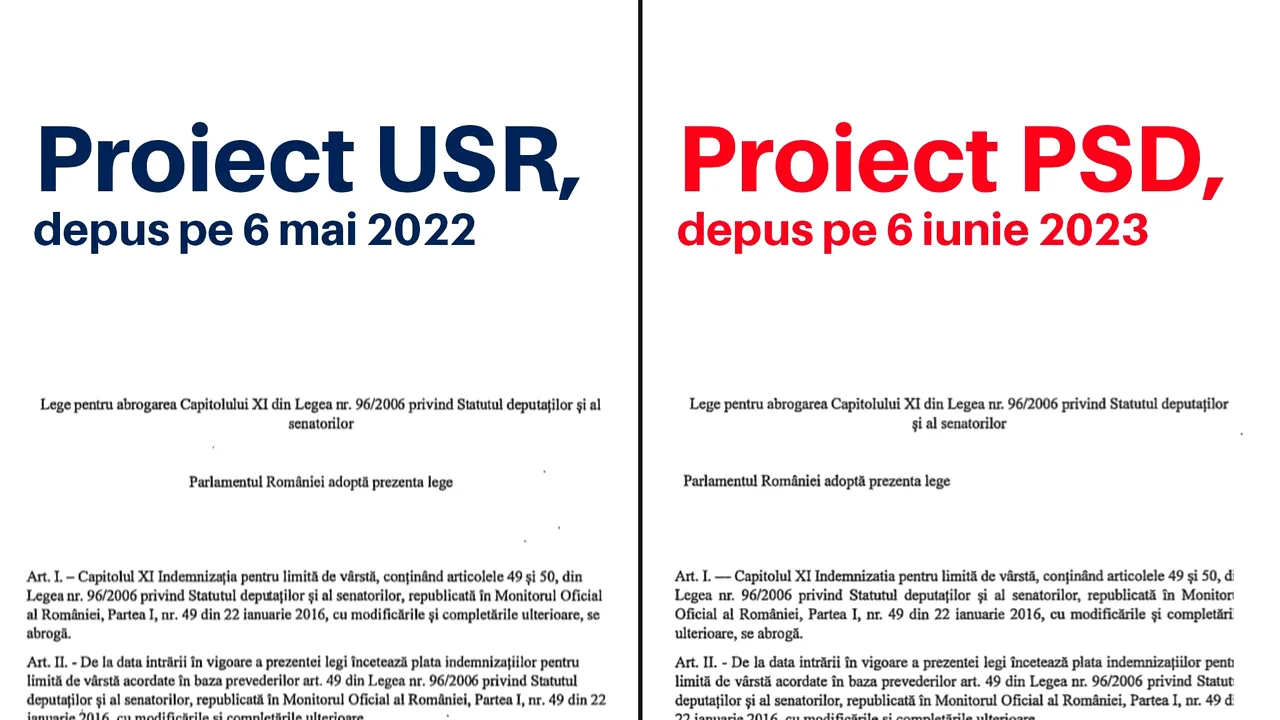 USR, despre o iniţiativă PSD: E 100% copy & paste după proiectul nostru
