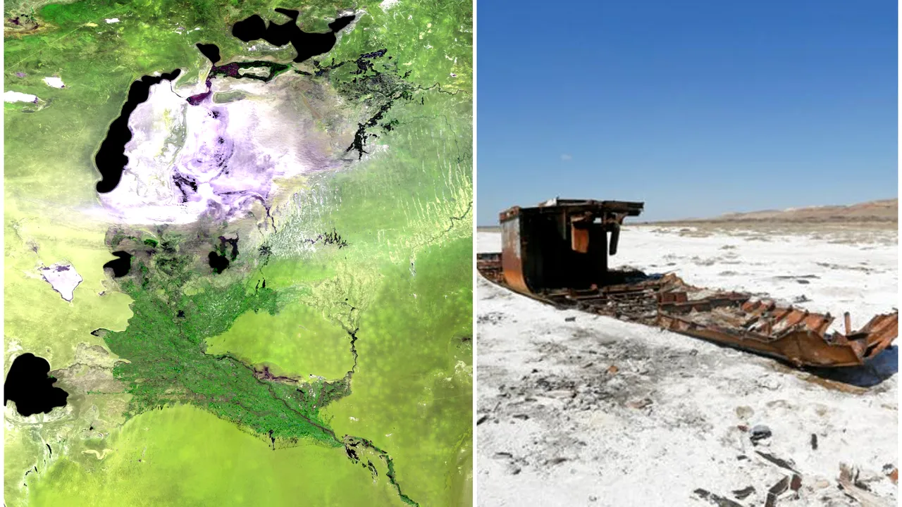 Coşmarul ecologic al Mării Aral s-ar putea repeta? O altă mare, în pericol de a dispărea de pe faţa pământului | VIDEO