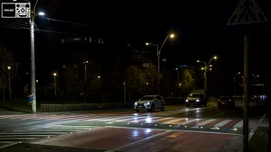 Prima trecere de pietoni inteligentă din Galaţi a fost inaugurată. Cum funcţionează. FOTO