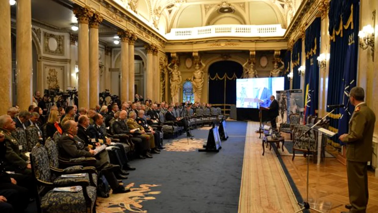 Conferinţa Gândirea Militară Românească, cu tema „Rezilienţă, dezvoltarea capabilităţilor militare şi cooperare la nivelul NATO-UE pentru realizarea unei strategii a securităţii la Marea Neagră”, la Cercul Militar Naţional