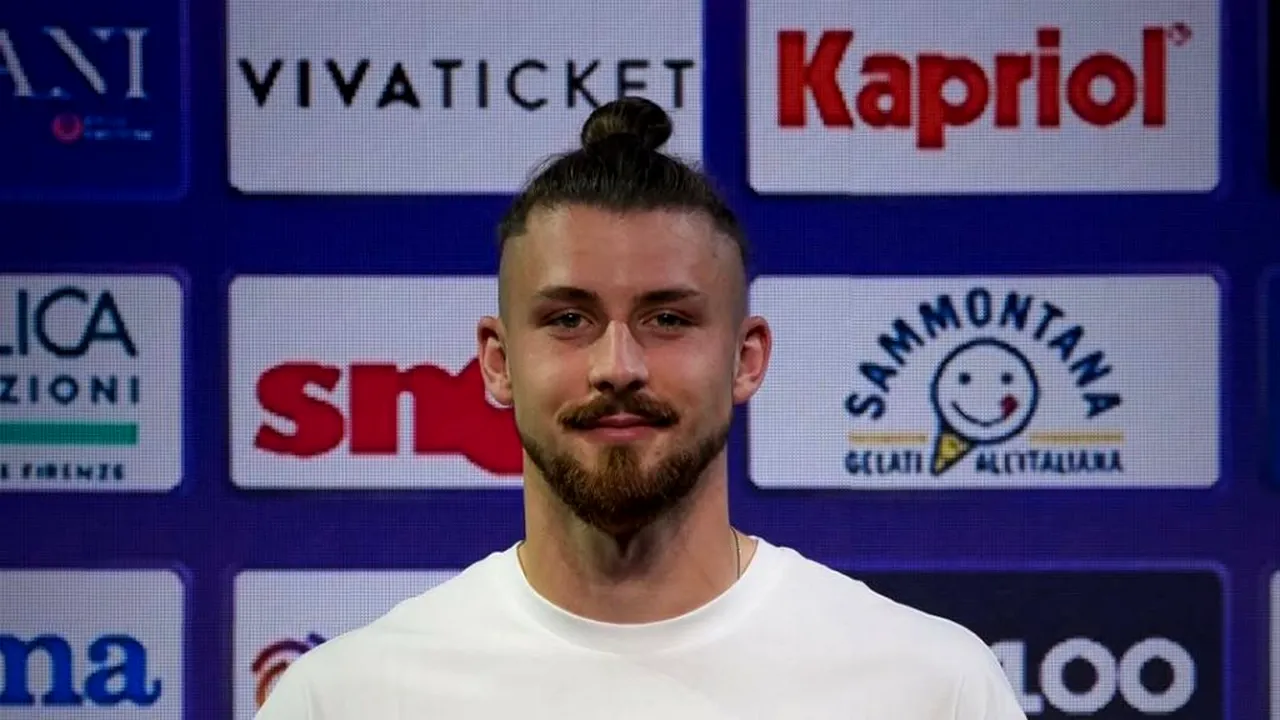 Radu Drăgușin, la prezentarea oficială de la Fiorentina: Vreau să obțin rezultate importante