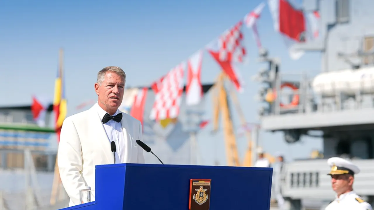 Klaus Iohannis participă joi la Ziua Marinei în Constanţa