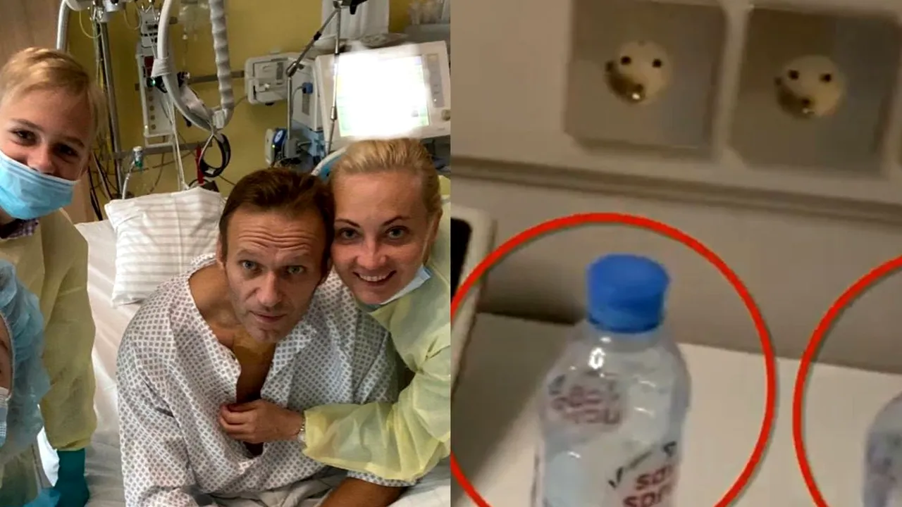 Raport care schimbă firul evenimentelor în cazul otrăvirii lui Navalnîi. Urme de otravă pe o sticlă de apă de la hotel