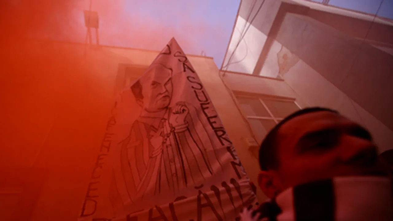 Suporterii rapidişti au protestat la adresa lui George Copos