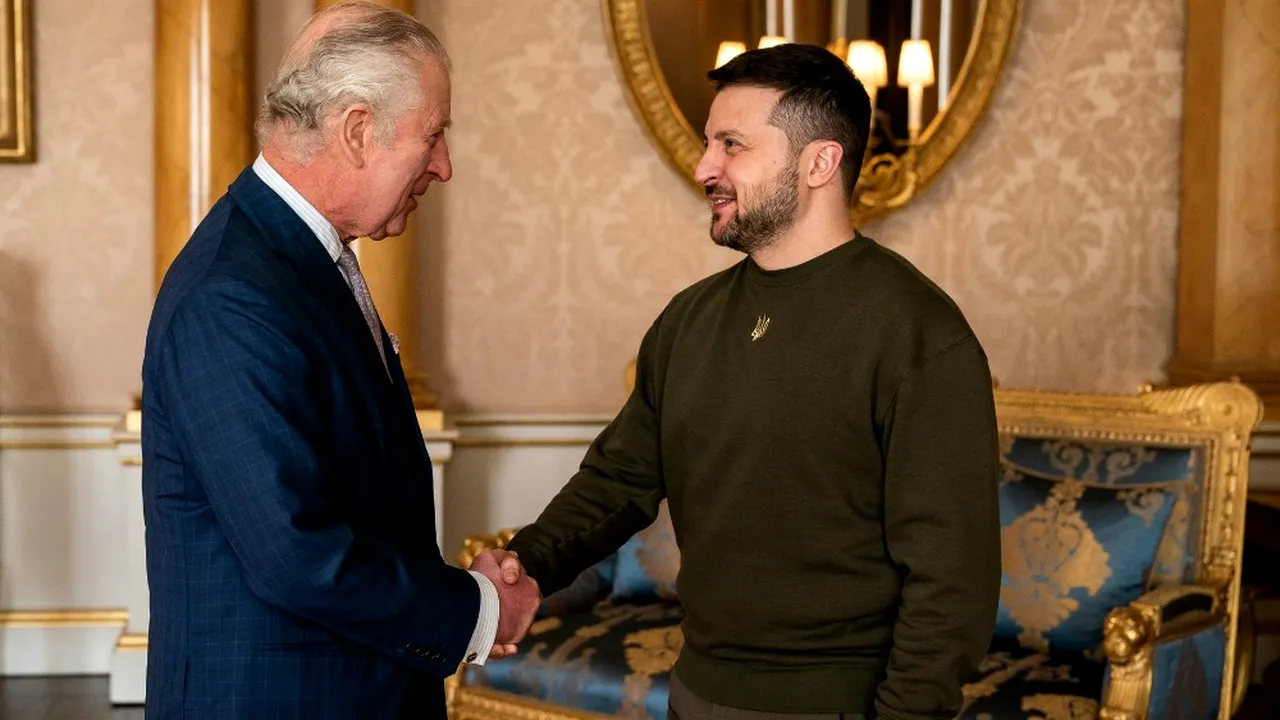 Zelensky s-a întâlnit cu Regele Charles