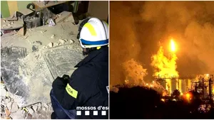 Un bărbat aflat la 3 kilometri depărtare de uzina chimică din Spania a fost ucis de o placă metalică aruncată în explozie - FOTO şi VIDEO