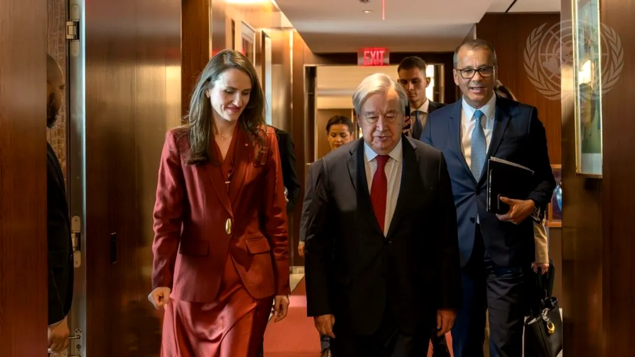 Oana Țoiu and António Guterres discussed the incident involving the Russian drone in Romania