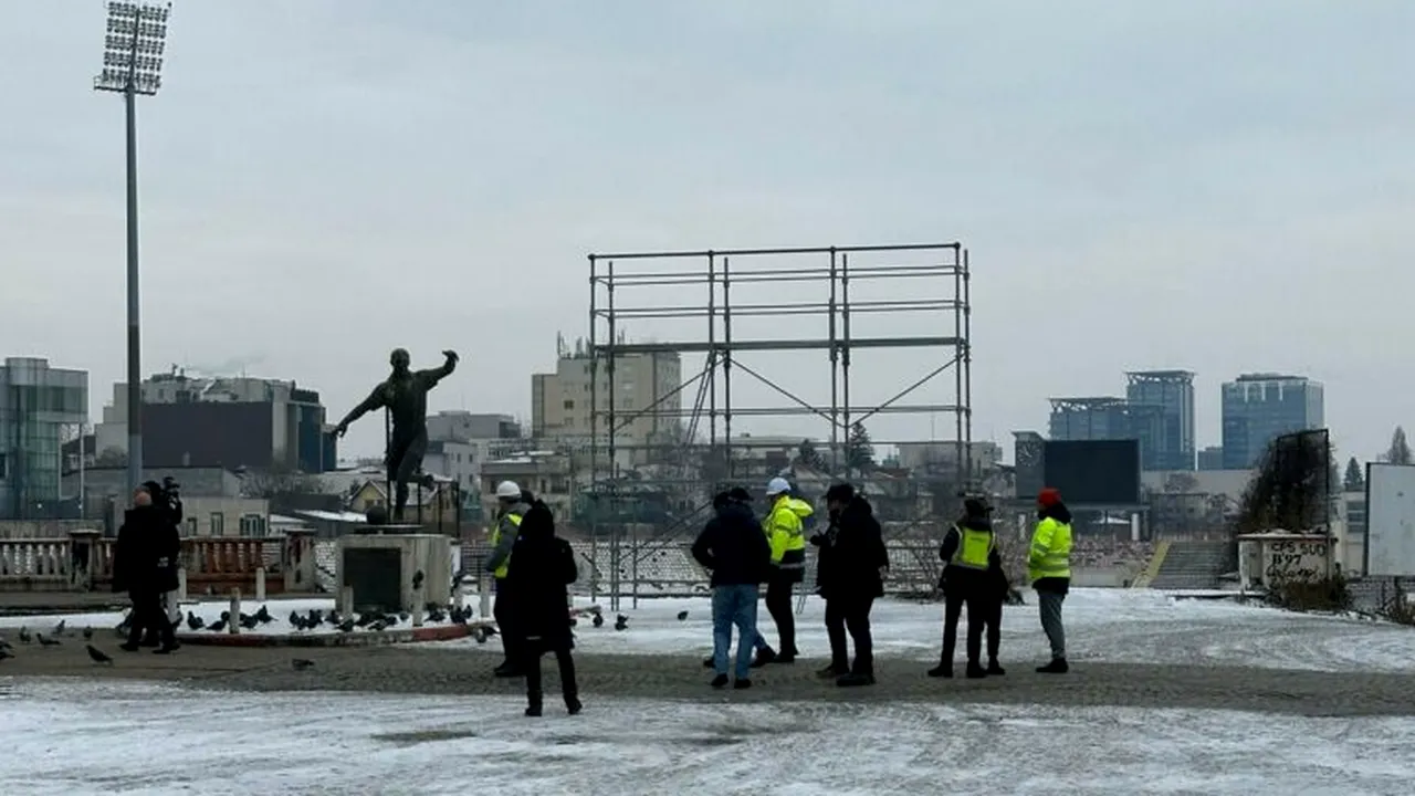 Au început lucrările la noul stadion Dinamo