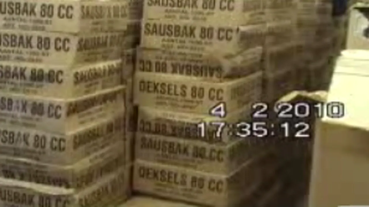 Doi funcţionari vamali, un comisionar vamal şi alte 14 persoane, puse sub acuzare pentru contrabandă - VIDEO