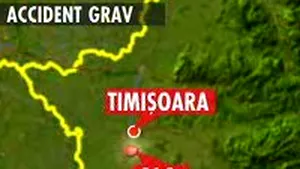 Timiş: Trei morţi şi doi răniţi într-un accident rutier pe DN59