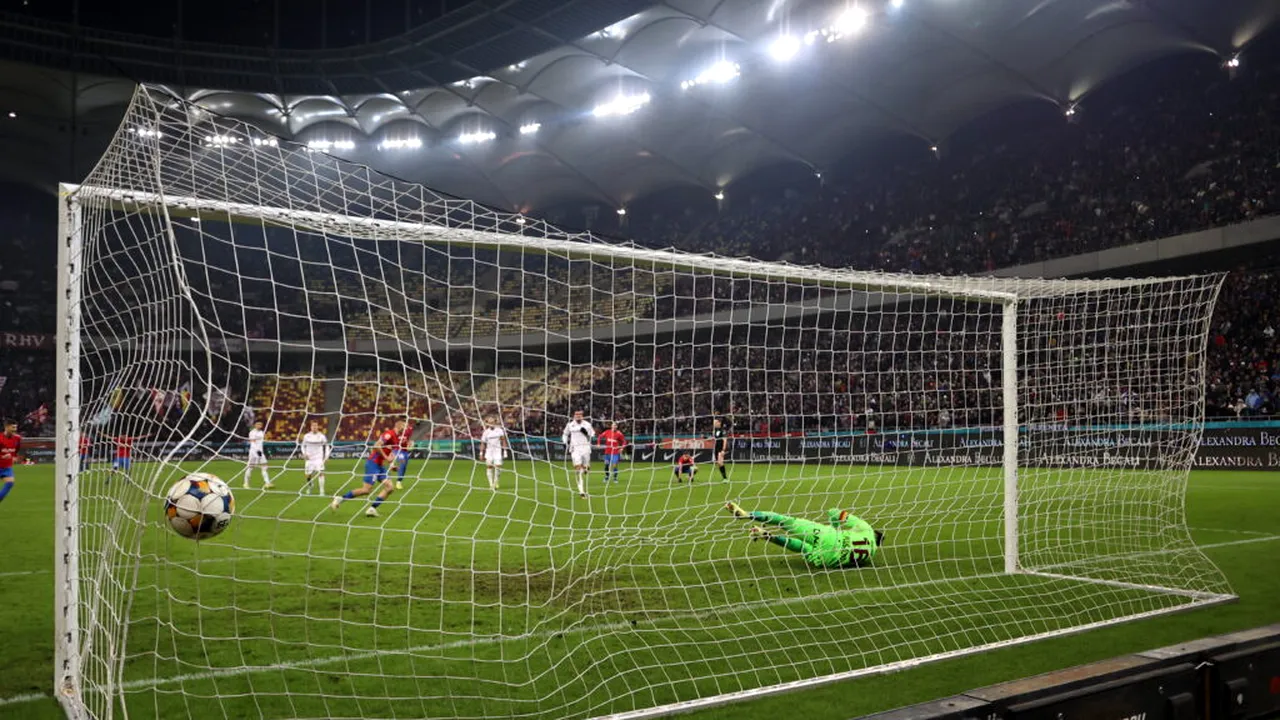 FCSB – Rapid București 2-1, în etapa 21 din Superliga. Echipa lui Becali își învinge rivala în ambele meciuri dintr-un sezon