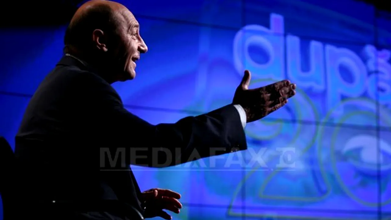 Traian Băsescu, la 