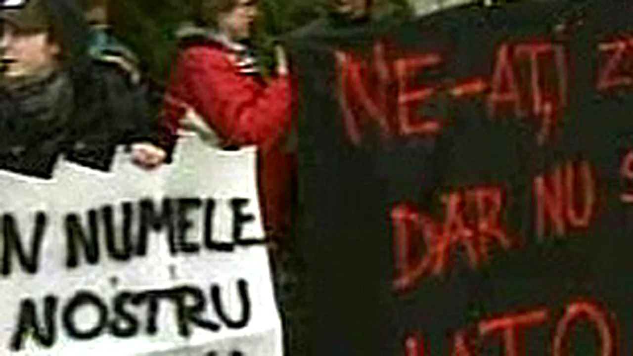 Anti-NATO Protest In Bucharest