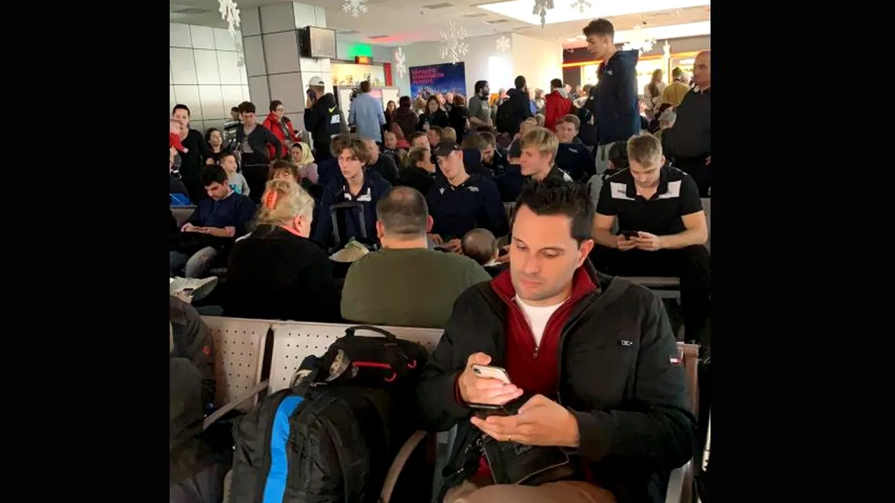 Pasagerii cursei Fly Dubai au petrecut revelionul în Aeroportul Otopeni. Cursa, amânată din motive tehnice