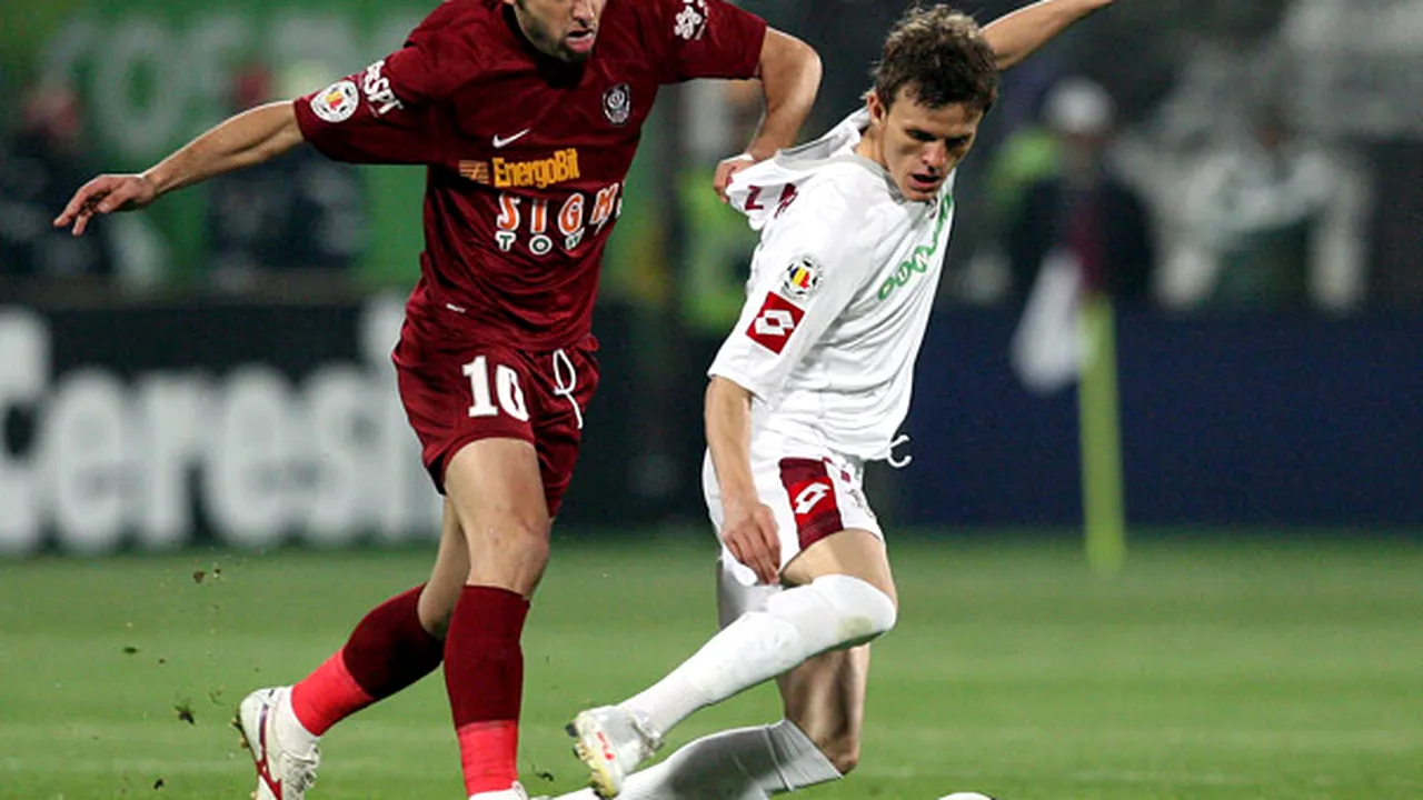 CFR Cluj a învins echipa FC Rapid, scor 1-0, în Liga I