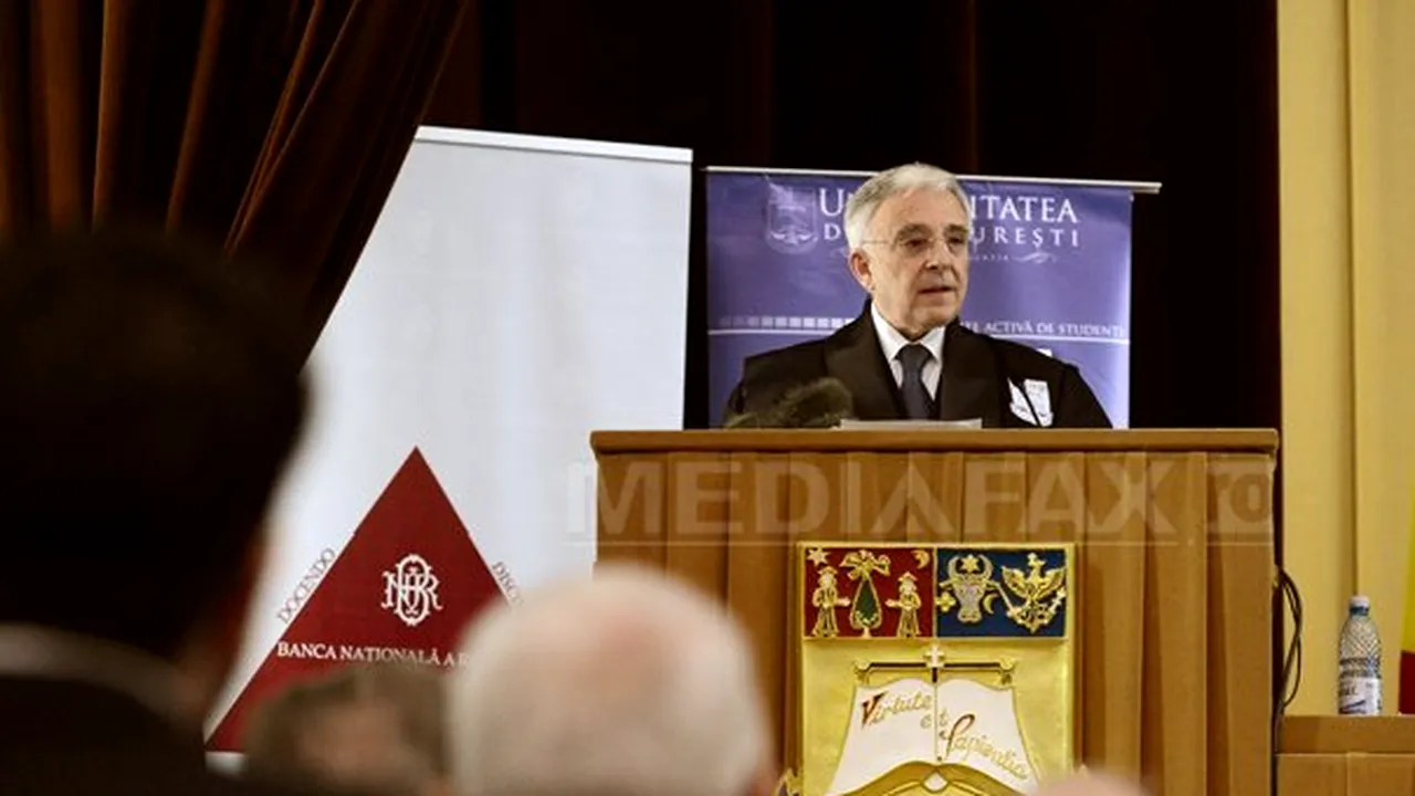 Isărescu: Bucureştiul poate intra şi mâine în zona euro, dar trebuie să intre toată România