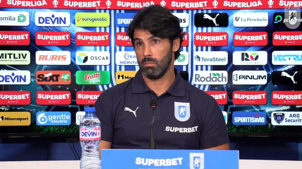 Filipe Coelho, prezentat oficial la Universitatea Craiova: Nu pot promite câștigarea titlului