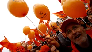 Miting de susţinere a lui Traian Băsescu la prezidenţiale