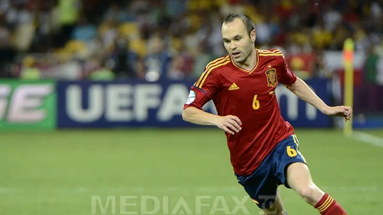 Andres Iniesta, cel mai bun playmaker al anului 2012