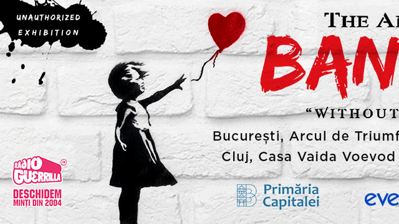 Organizatorii expoziţiei Banksy la Bucureşti reacţionează după ce artistul britanic a listat manifestarea ca fals