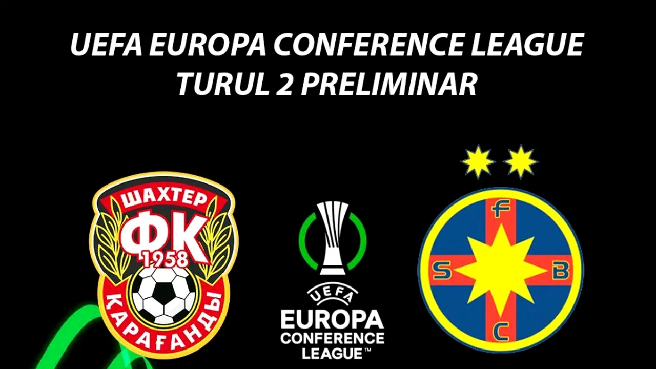 Eşec ruşinos pentru FCSB. Echipa românescă a fost eliminată din cupele europene de Shakhtar Karagandy