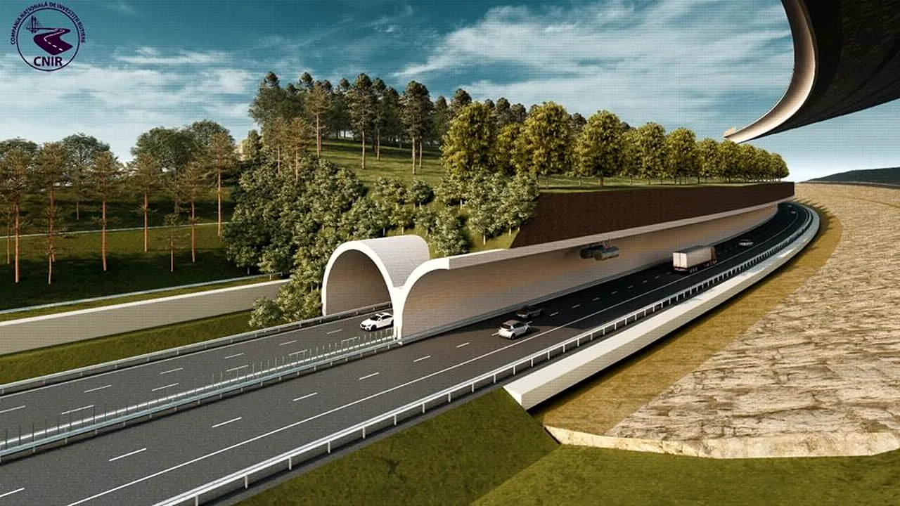 Un nou tronson de autostradă scos la licitaţie. Va avea 36 de poduri şi patru tuneluri