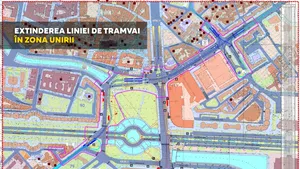 Primăria București organizează dezbatere publică despre extinderea liniei de tramvai în zona Unirii