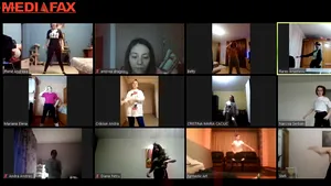 O şcoală din Galaţi ţine cursuri de street dance online, pentru copii