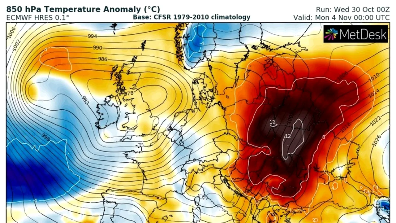 Val de aer tropical în România. Temperaturile ajung până la 25 de grade în Europa Centrală şi de Est