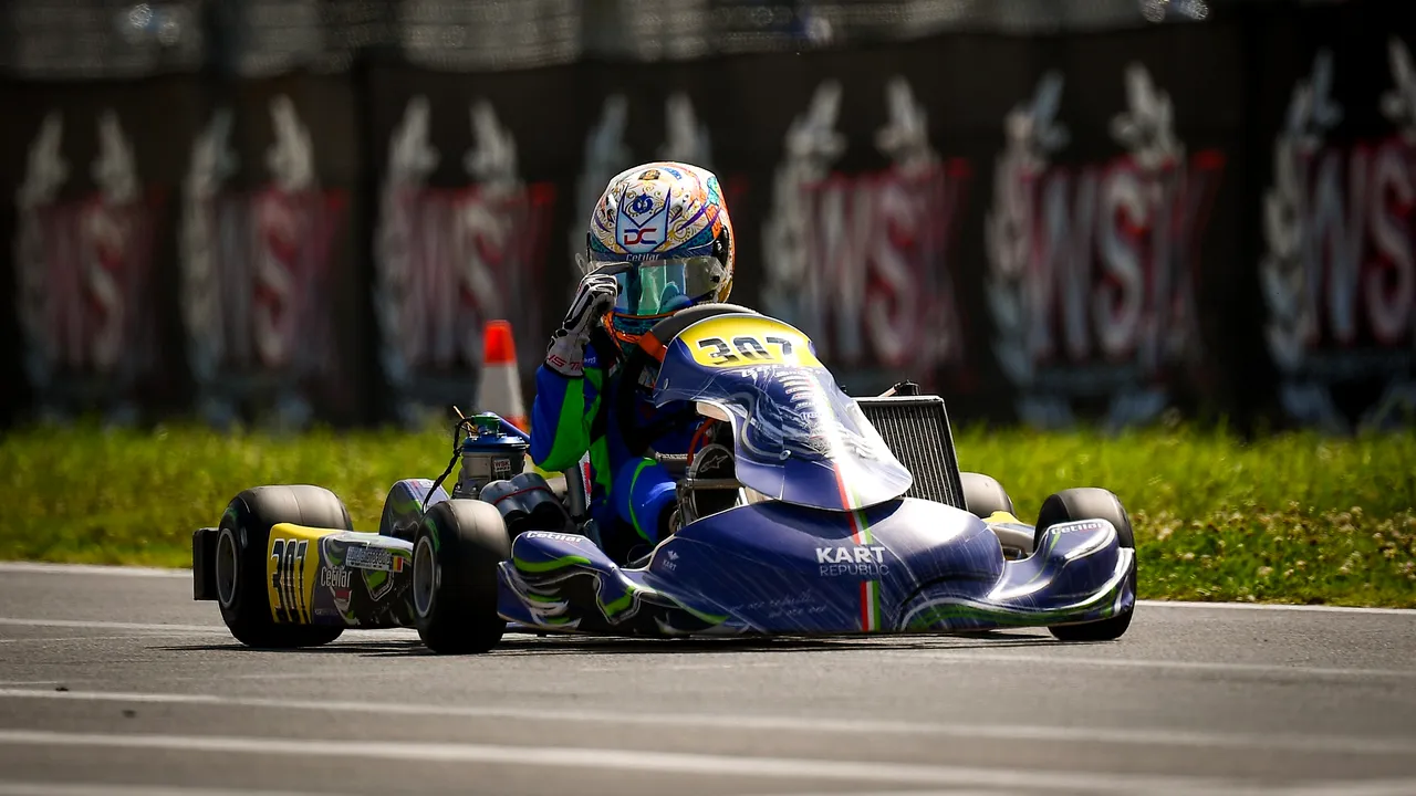 Cel mai talentat pilot român de karting participă la FIA Motorsport Games 2024