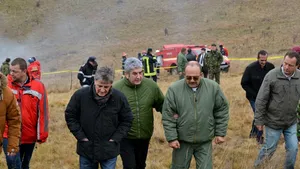 Duşa s-a întâlnit cu rudele victimelor accidentului aviatic şi cu persoanele ajunse primele în zonă