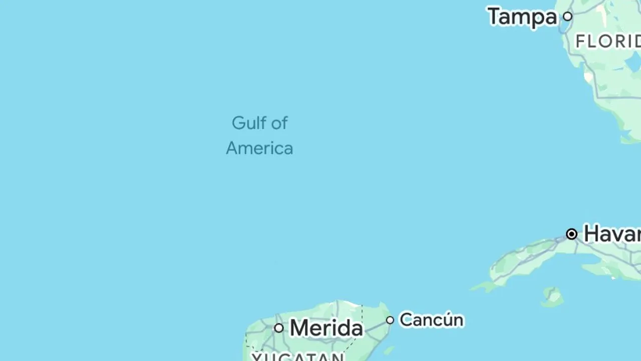 Google schimbă oficial numele Golfului Mexic în Golful Americii pentru utilizatorii din SUA