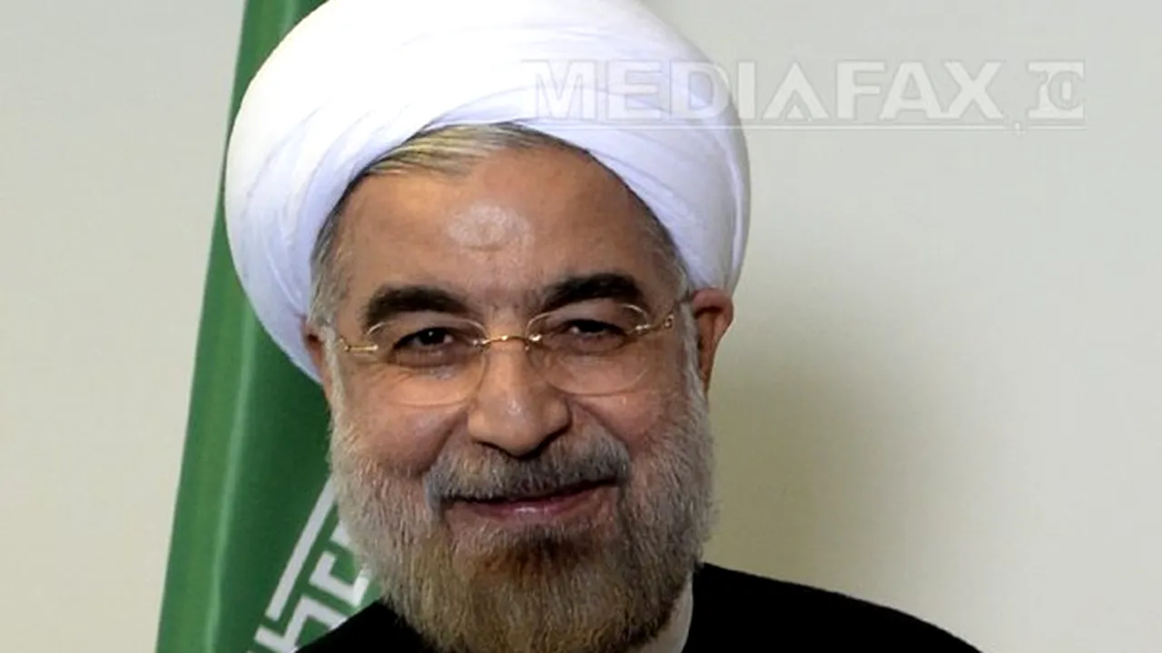 Preşedintele Hassan Rohani salută o 