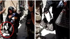 Imagini CUTREMURĂTOARE cu o femeie care ţine în braţe un bebeluş, cu doar câteva clipe înainte de a DETONA o BOMBĂ