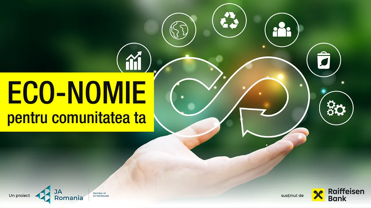 Eco-nomie pentru comunitatea ta – proiect de sustenabilitate şi mediu