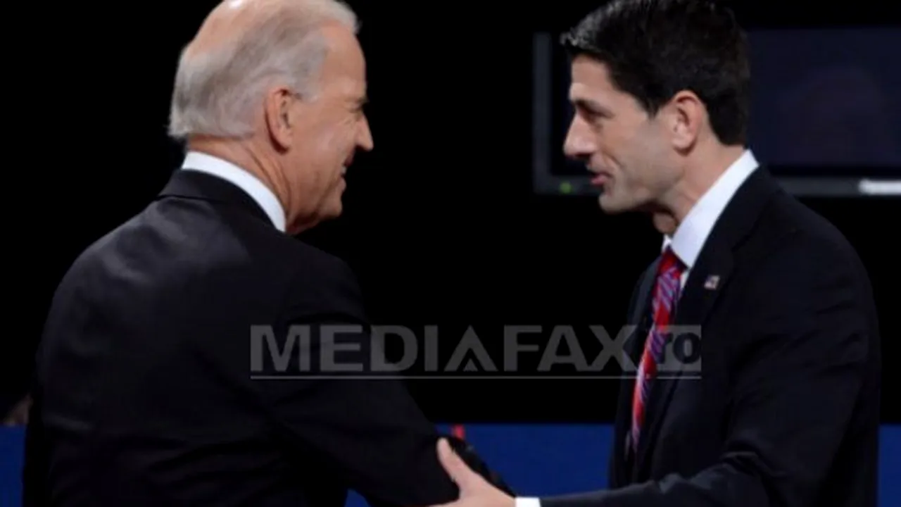 DEZBATEREA Joe Biden - Paul Ryan: Candidatul republican la vicepreşedinţia SUA, considerat învingător - sondaj CNN