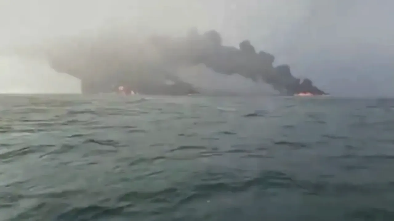 Incident maritim în Marea Nordului. Poliția britanică a arestat un bărbat