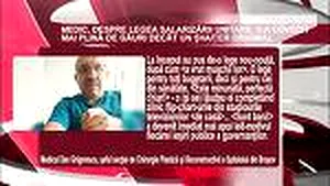 DECLARAŢIA ZILEI. Medic, despre Legea salarizării unitare: S-a dovedit mai plină de găuri decât un şvaiţer original