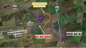 O nouă legătura rutieră între Autostrada de Centură şi viitorul Terminal 2 al aeroportului Otopeni