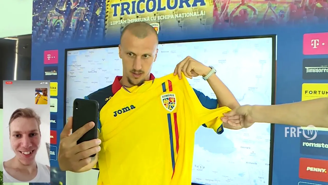 Surpriză pentru un suporter al Naţionalei de fotbal. „Alo? Sunt Vlad Chiricheş, jucătorul României”