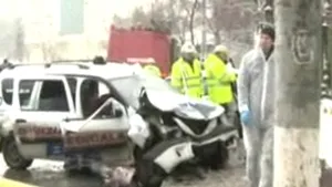 Patru morţi şi trei răniţi, într-un accident rutier în Capitală - VIDEO