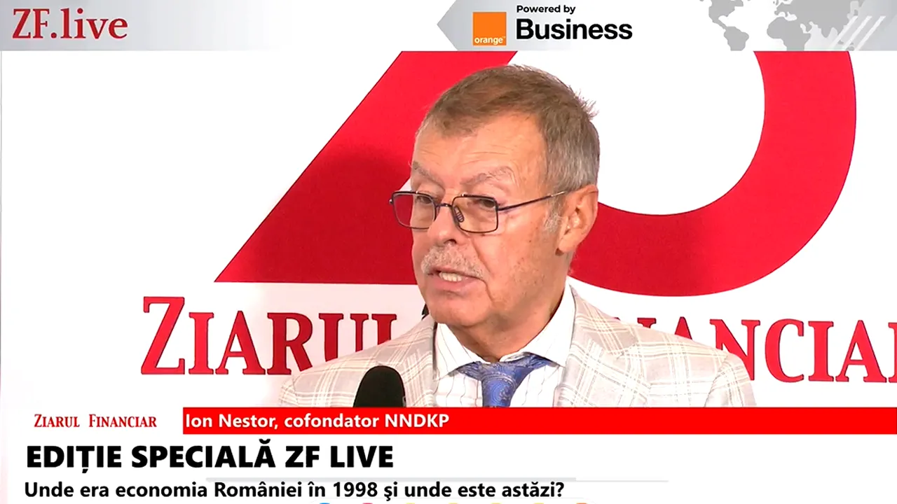 ZF 25 de ani. Ion Nestor, cofondator, NNDKP: Intrarea României în Uniunea Europeană a constituit o piatră de hotar determinantă pentru evoluţia ulterioară a economiei şi a societăţii