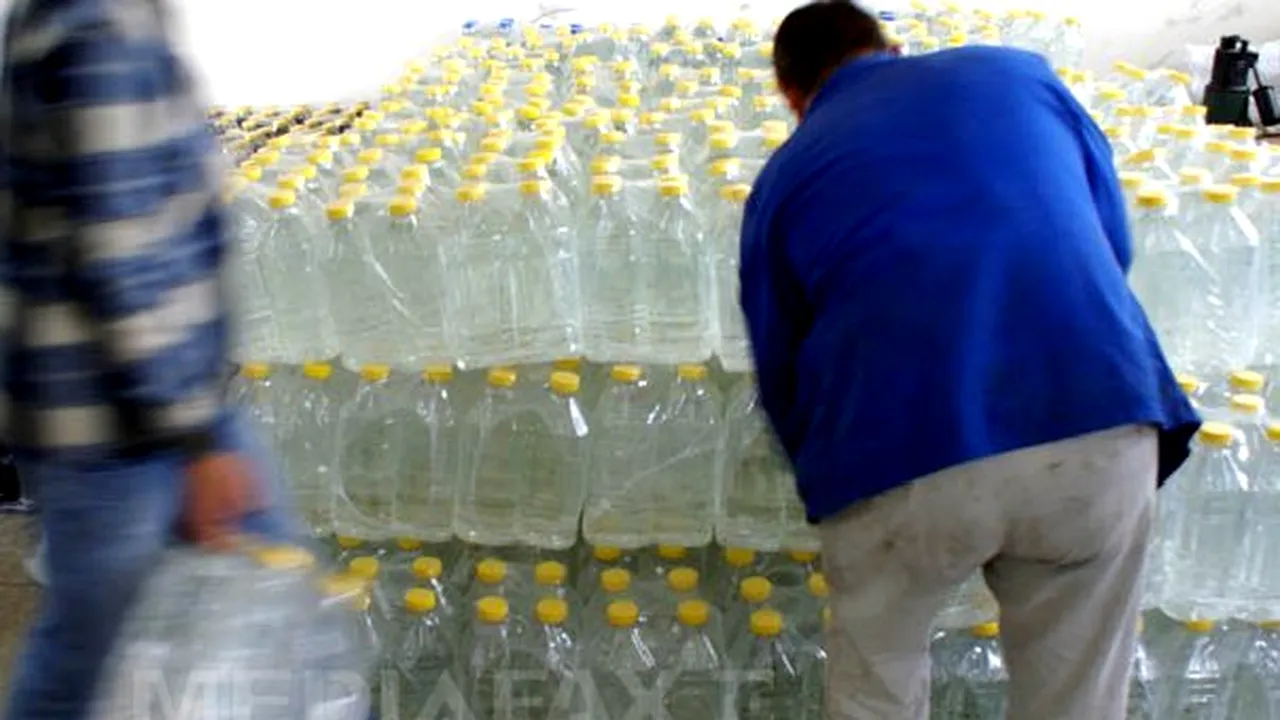 Deţinerea a peste 40 litri de alcool etilic ar putea fi pedepsită cu închisoare
