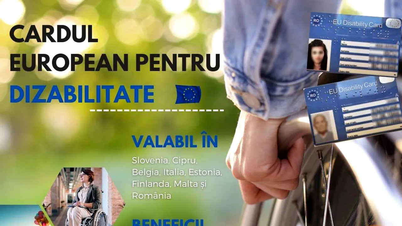 Aproape 1.200 de carduri europene pentru dizabilitate, emise de la începutul anului