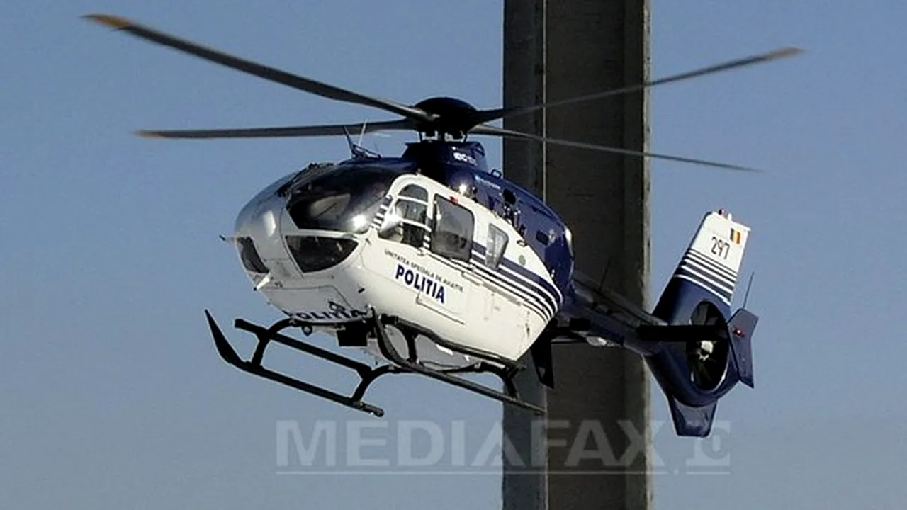 Un elicopter MAI va participa la recuperarea epavei elicopterului prăbuşit în Mureş